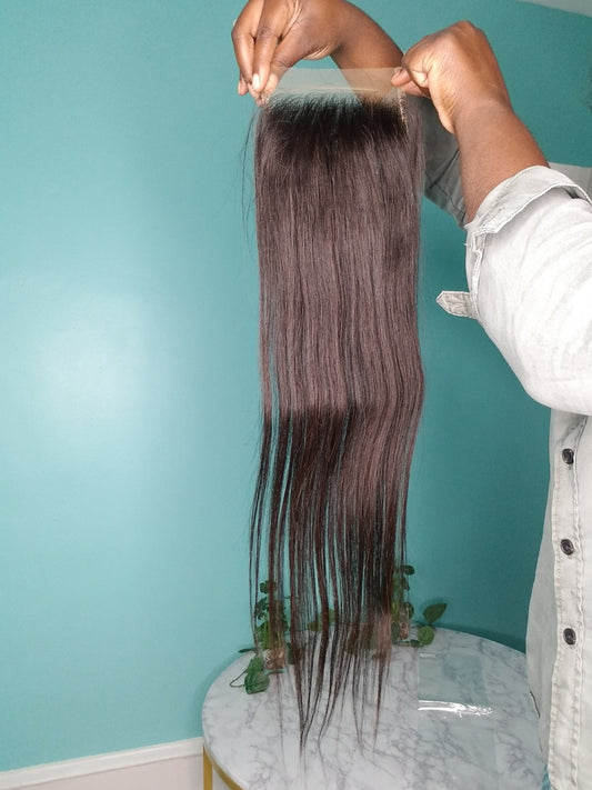 18"-20" 5x5 Transparent Lace Closure